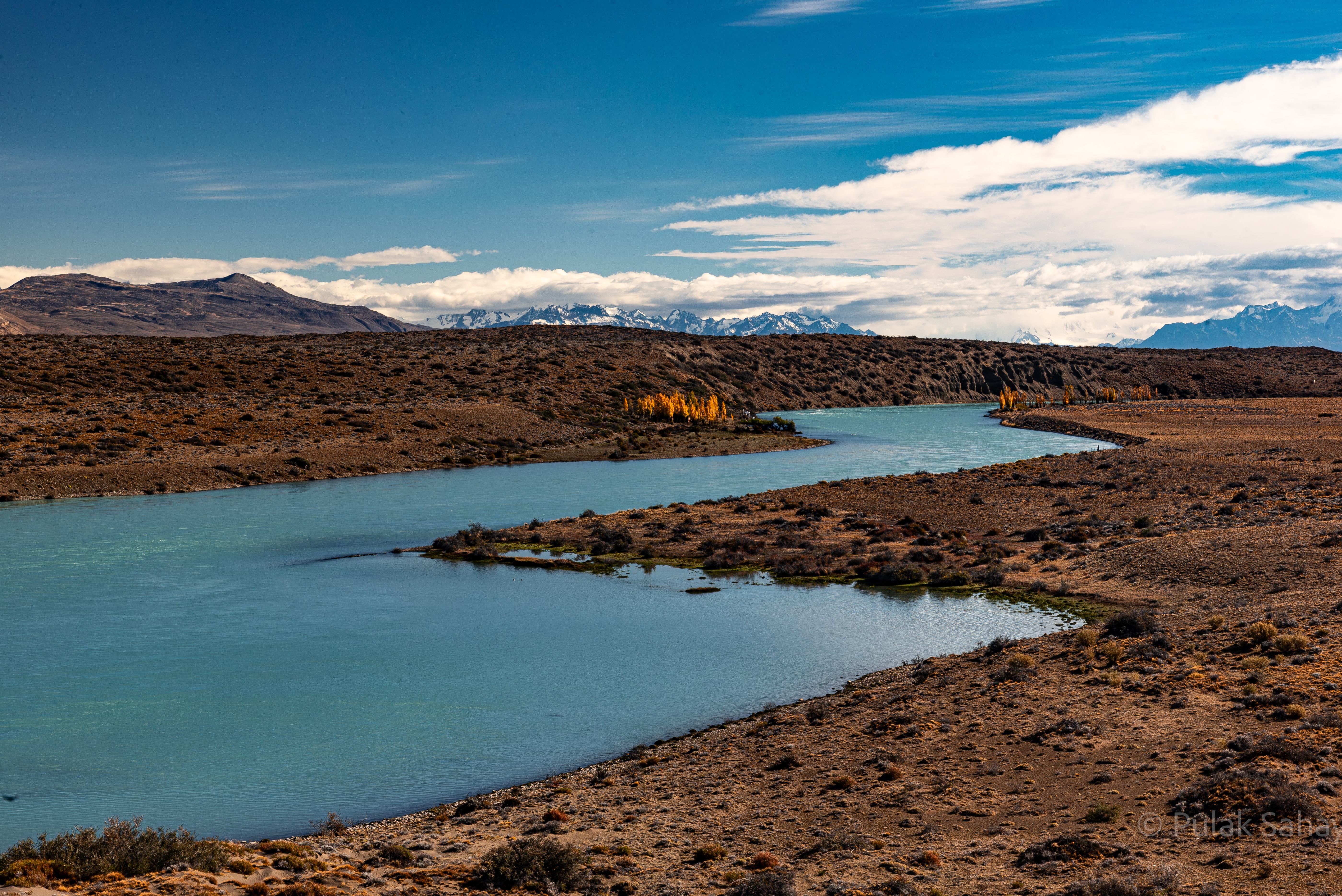 Zig Zag lake in Patagonia
